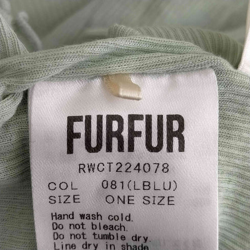 ファーファー furfur メローインナーカットソー レディース ONE SIZE