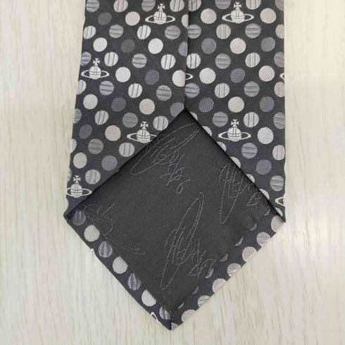ヴィヴィアンウエストウッド Vivienne Westwood ドット オーブ刺繍 ネクタイ メンズ ONE SIZE
