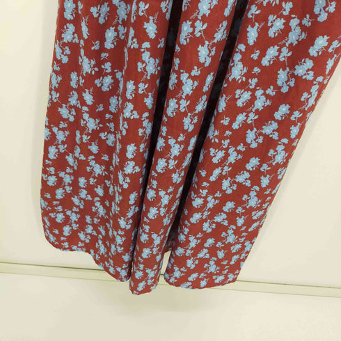 総柄ワンピース 花 レディース import:M