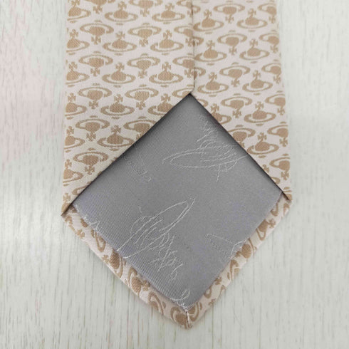 ヴィヴィアンウエストウッドアクセサリー Vivienne Westwood Accessories 総柄オーブ刺繍 ネクタイ メンズ ONE SIZE