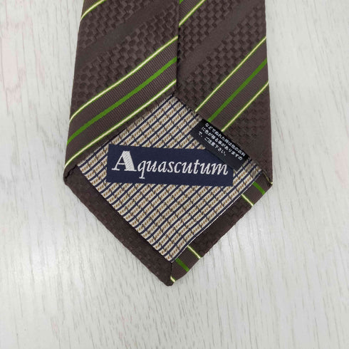 アクアスキュータム AQUASCUTUM ストライプネクタイ メンズ ONE SIZE