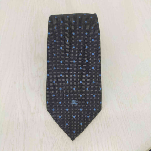 バーバリーブラックレーベル BURBERRY BLACK LABEL ドット ネクタイ ホース刺繍 メンズ ONE SIZE