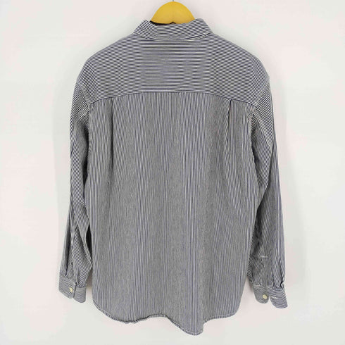 ユニクロ UNIQLO ヒッコリーストライプ ワークシャツ メンズ JPN:L