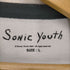 SONIC YOUTH フロントプリントS/S TEE メンズ JPN:L