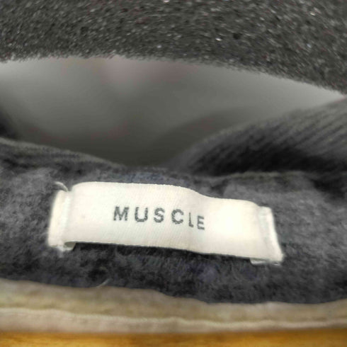 アバクロンビーアンドフィッチ Abercrombie & Fitch MUSCLE ジップパーカー 加工 メンズ import:M