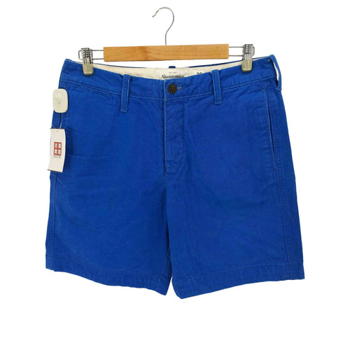 アバクロンニューヨーク Abercrombie NEW YORK ロゴパッチ コットン ショーツ パンツ メンズ US:32-33