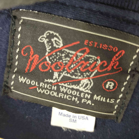 ウールリッチ WOOLRICH 両面 羊 Tシャツ メンズ S/M