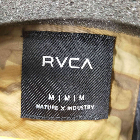 ルーカ RVCA カモ柄コーチ中綿ジャケット バックプリント メンズ import:M