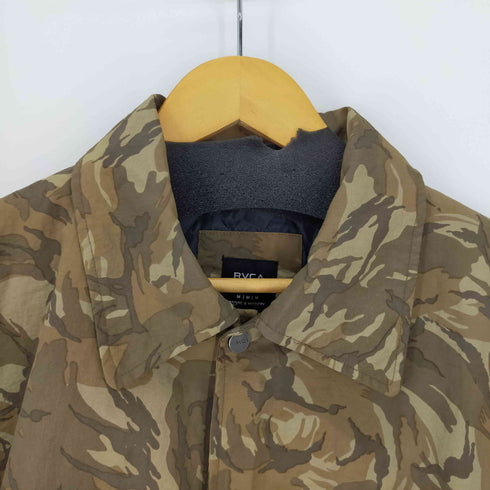 ルーカ RVCA カモ柄コーチ中綿ジャケット バックプリント メンズ import:M