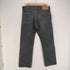 リーバイス Levis 501 ボタンフライブラックデニムパンツ メンズ W34
