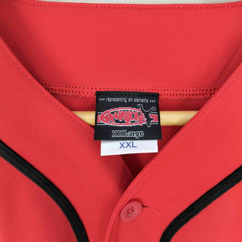 TOPNATION 97 BASEBALL SHIRT ベースボールシャツ メンズ import:XXL