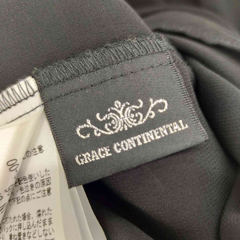 グレースコンチネンタル GRACE CONTINENTAL フリルシアーカットソー 刺繍 レディース JPN:36