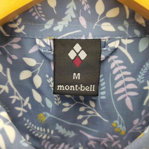モンベル mont bell WIC.ライト プリントロングスリーブシャツ レディース M