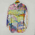TANAKA POPOVER WORKSHIRT シルクバンドカラー長袖シャツ デジタルアート メンズ import:S