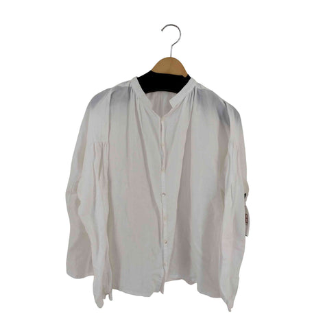 humoresque コットンリネン gather blouse レディース