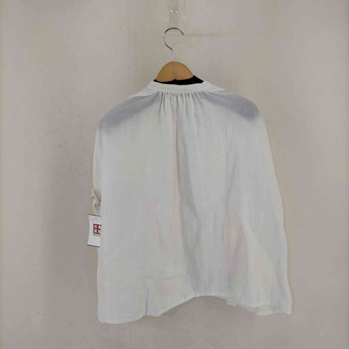 humoresque コットンリネン gather blouse レディース