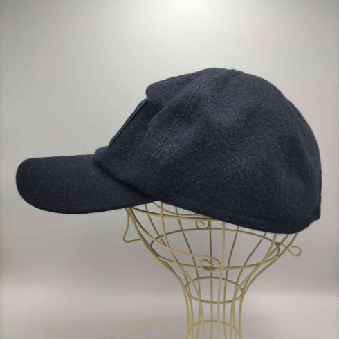 ジョルジオアルマーニ Giorgio Armani NEVE ロゴ ワッペン 刺繍 カシミヤ 6パネル キャップ メンズ L
