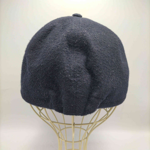ジョルジオアルマーニ Giorgio Armani NEVE ロゴ ワッペン 刺繍 カシミヤ 6パネル キャップ メンズ L