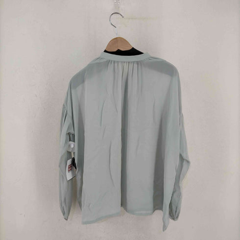 humoresque シルク100% gather blouse レディース