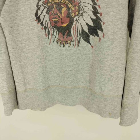 トッドスナイダー TODD SNYDER 15SS カナダ製 インディアン プリント ラグラン スウェット メンズ import:M