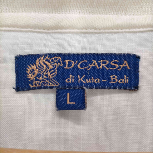 D'CARASA リネンL/S シャツ メンズ JPN:L