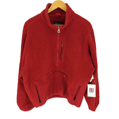 ランズエンド LANDS END 90S USA製 POLARTEC ボアフリース アノラック ジャケット メンズ import:L