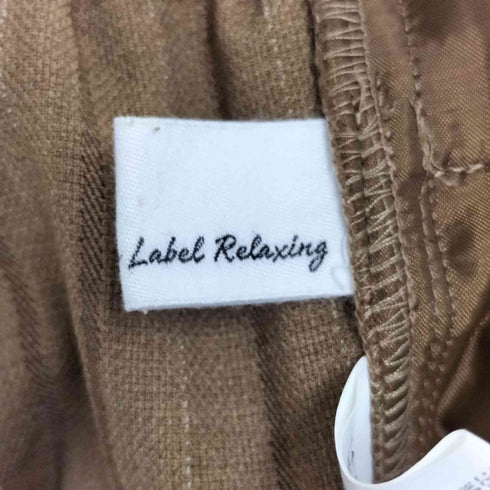 グリーンレーベルリラクシング GREEN LABEL RELAXING CFC カナパ ストライプ イージー パンツ レディース