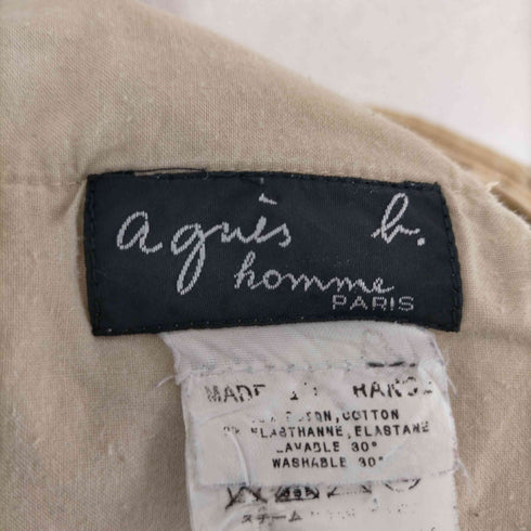 アニエスベーオム Agnes b.homme MADE IN FRANCE コーデュロイパンツ メンズ