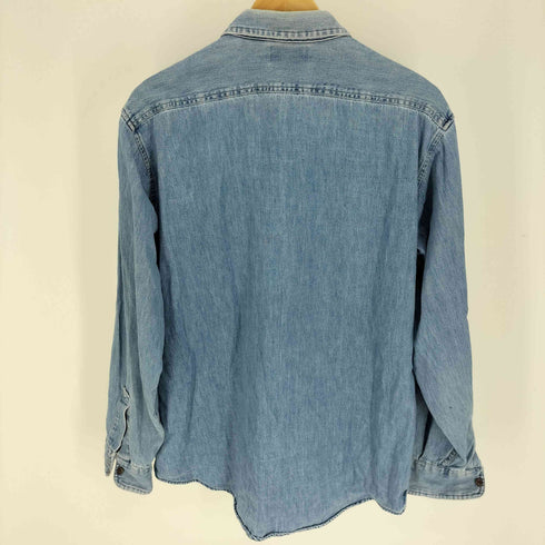 エルエルビーン L.L.Bean 80S USA製 ダブル フラップポケット デニム L/S シャツ メンズ