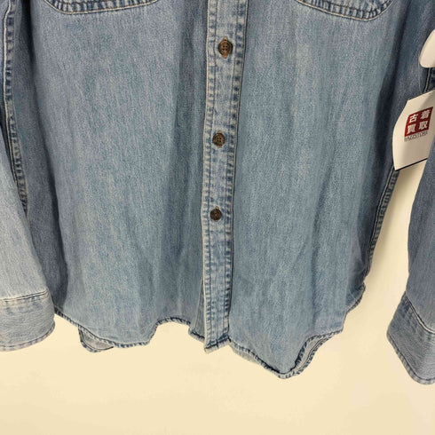 エルエルビーン L.L.Bean 80S USA製 ダブル フラップポケット デニム L/S シャツ メンズ