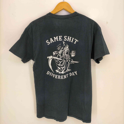 ファクト fuct USA製 両面スカルプリントクルーネックTシャツ メンズ import:M