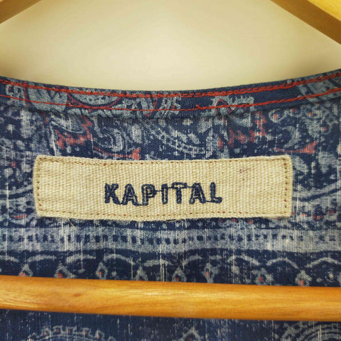 キャピタル KAPITAL KIRO HIRATA リネンコットンペイズリーベスト レディース 0