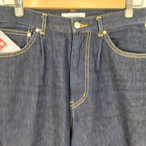 リビングコンセプト LIVING CONCEPT 5POCKET WIDE DENIM PANTS メンズ JPN:1