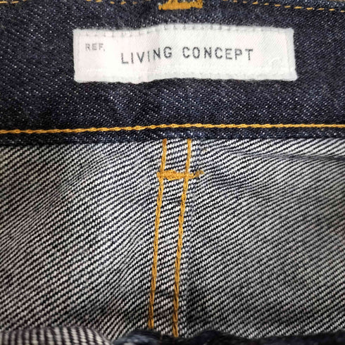 リビングコンセプト LIVING CONCEPT 5POCKET WIDE DENIM PANTS メンズ JPN:1