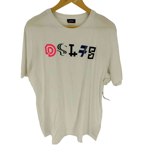 ディーゼル DIESEL T-JUST-Y17 デザイン S/S Tシャツ メンズ import:XL