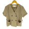 パブリックトウキョウ PUBLIC TOKYO 19SS ダブルボタン ノーカラー サマー ジャケット レディース FREE