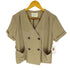 パブリックトウキョウ PUBLIC TOKYO 19SS ダブルボタン ノーカラー サマー ジャケット レディース FREE
