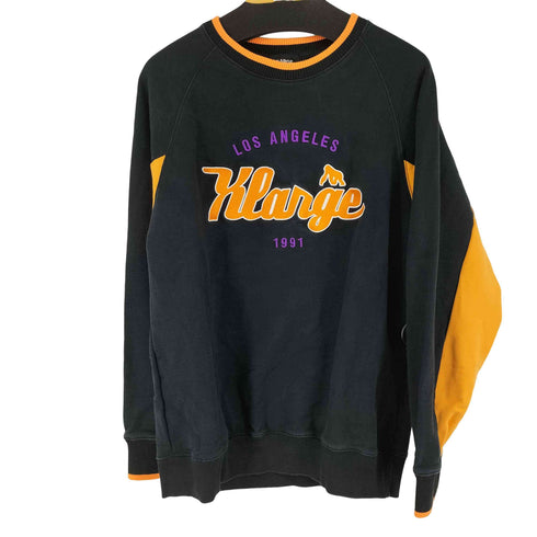 エクストララージ XLARGE TEAM LOGO 2TONE CREWNECK SWEAT メンズ JPN:L
