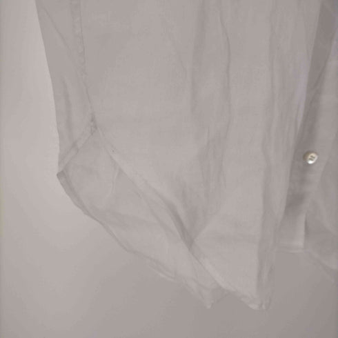 アダムエロペ Adam et Rope L/S リネンシャツ 無地 レディース