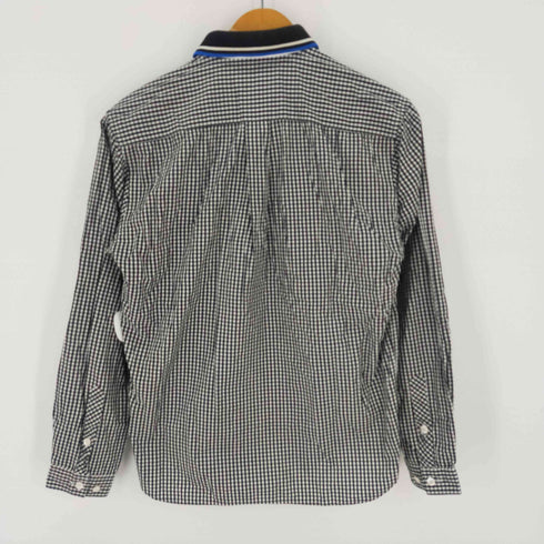 フレッドペリー FRED PERRY 襟切り替え チェックシャツ メンズ JPN:M