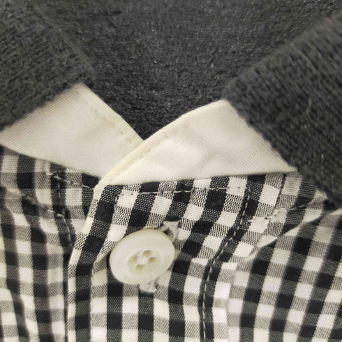 フレッドペリー FRED PERRY 襟切り替え チェックシャツ メンズ JPN:M