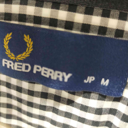 フレッドペリー FRED PERRY 襟切り替え チェックシャツ メンズ JPN:M