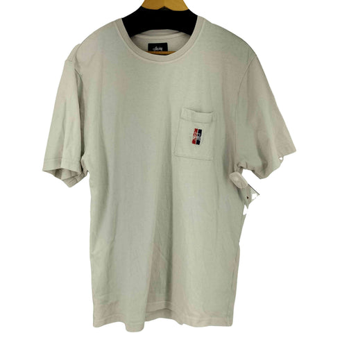 ステューシー Stussy 刺繍 クルーネックTシャツ メンズ JPN:L