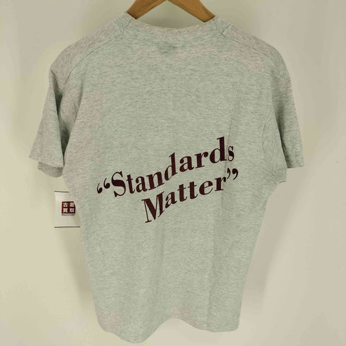 90S USA製 FRUIT OF THE LOOM BEST ボディ CARF Standards Matter プリント S/S Tシャツ シングルステッチ メンズ import:M