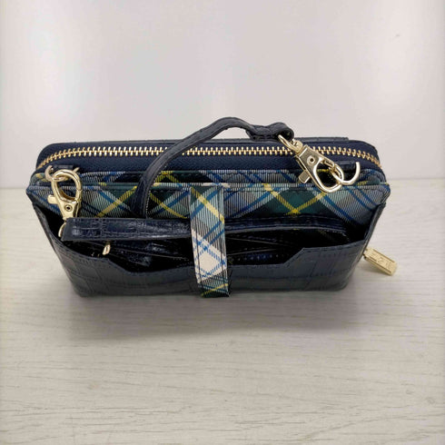 キンロックバイキンロックアンダーソン KINLOCH ANDERSON 型押し ウォレットショルダー レディース