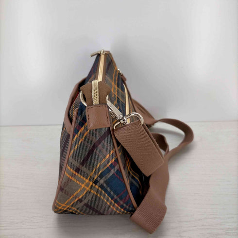 キンロックバイキンロックアンダーソン KINLOCH ANDERSON タータンチェック ショルダーバッグ レディース