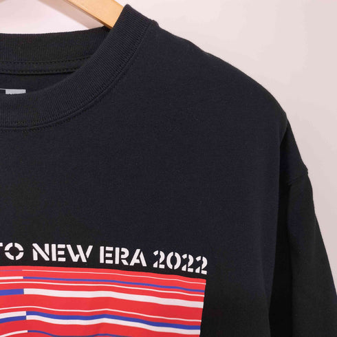 ニューエラ NEW ERA プリントロゴ ショートスリーブクルーネックTシャツ メンズ JPN:L