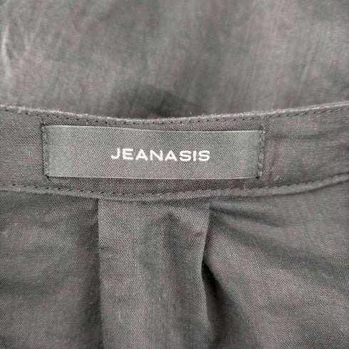 ジーナシス JEANASIS ノーカラースリットシアーシャツ レディース FREE