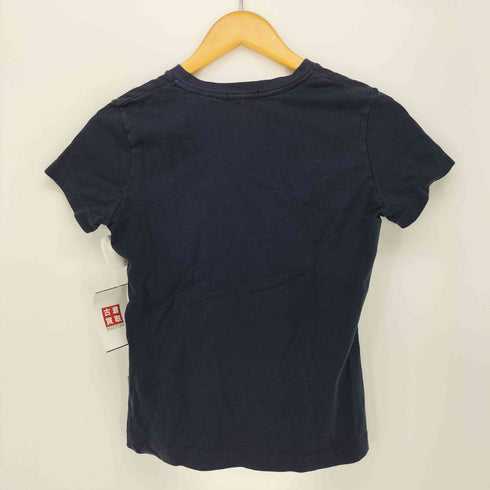 バーバリーブルーレーベル BURBERRY BLUE LABEL ワンポイント刺繍 Vネック S/S Tシャツ レディース JPN:M