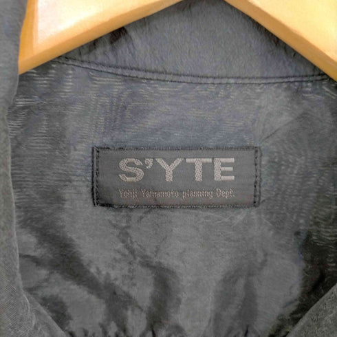 サイトバイヨウジヤマモト syte by Yohji Yamamoto ハイネック キュプラシャツ メンズ